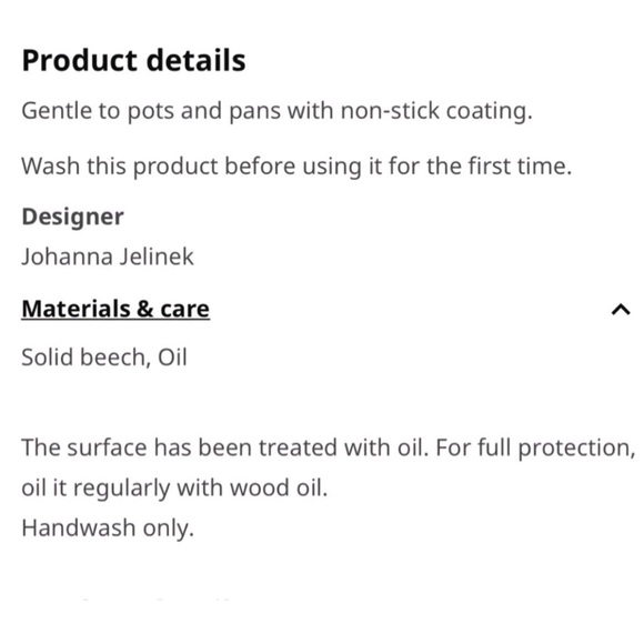 3/$15 NEW RORT Cooking Spoon Beech Wood Stirfry Utensil ~12”, 1 SPOON - Picture 6 of 16